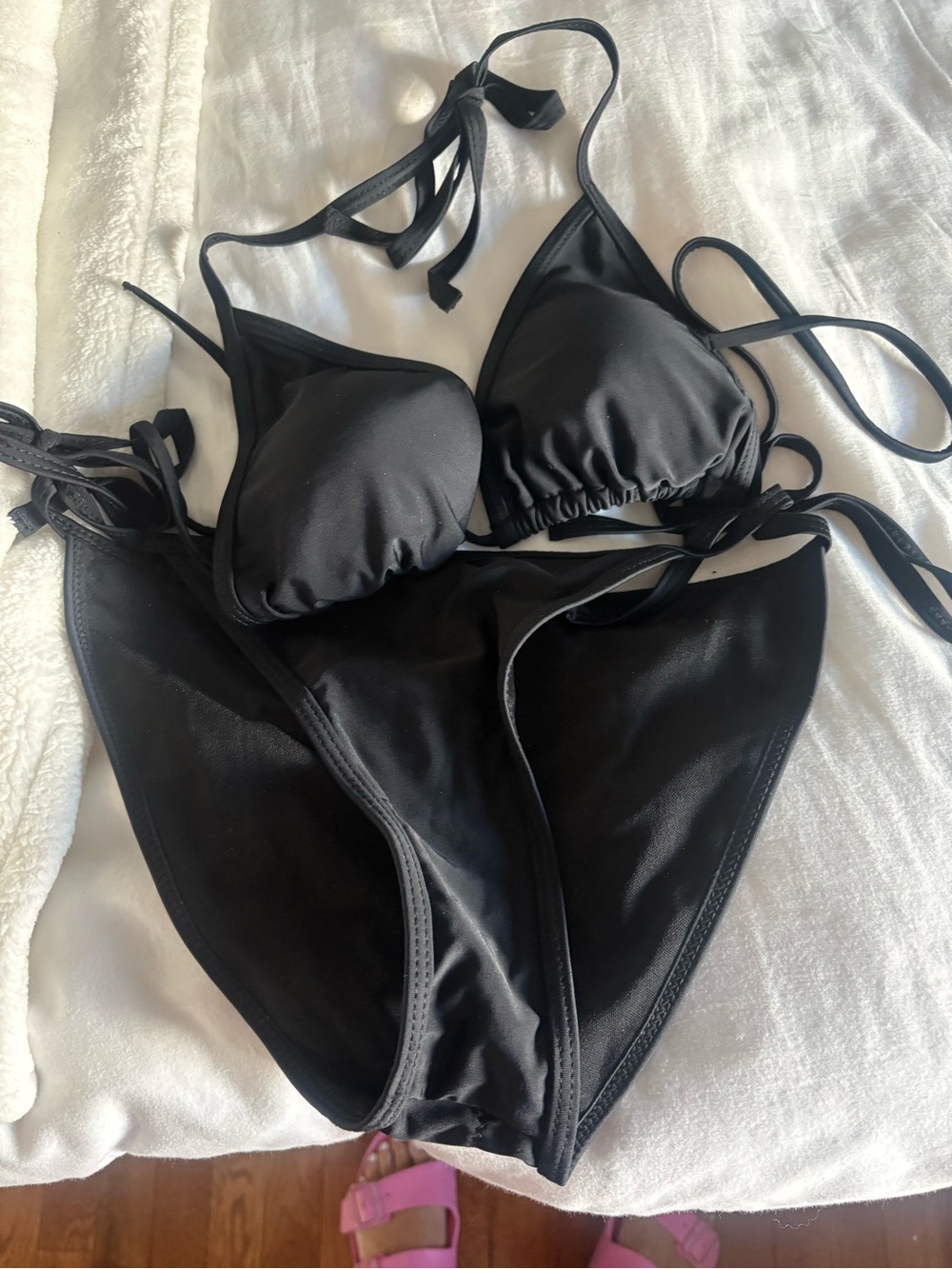 Classic Black Triangle Bikini Set